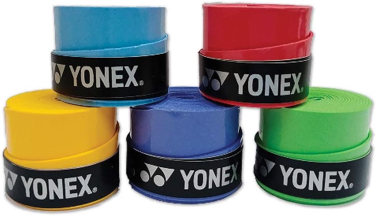 Badminton Grip Tape Overgrip Set (5 Stuks) - Antislip en Comfortabel Voor Racket