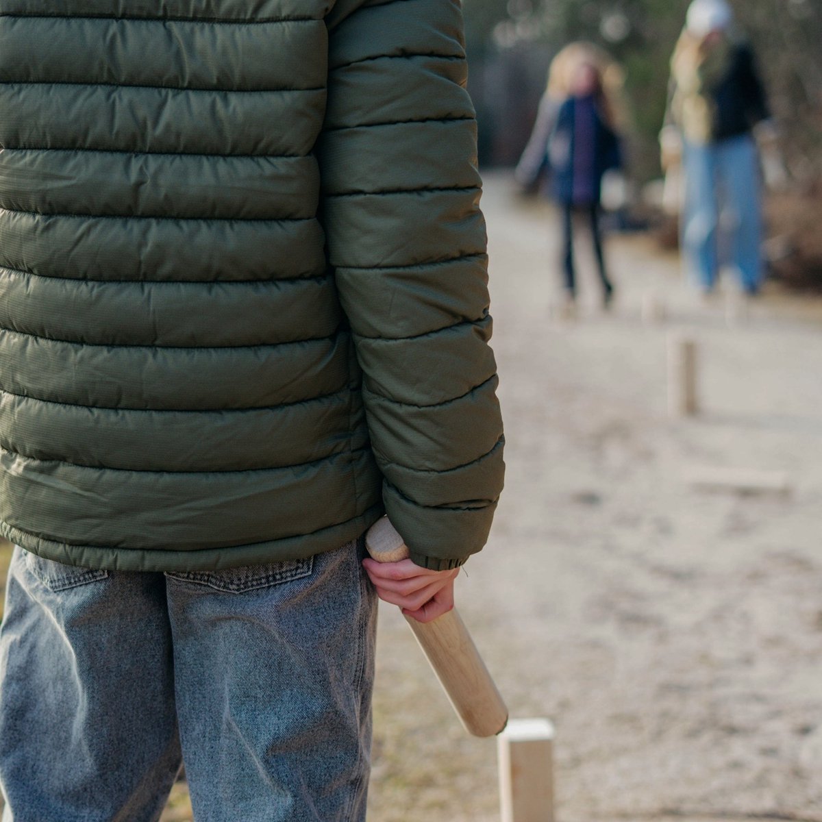 Kubb Spel Original Rubberhout - Wedstrijd set - Inclusief Stevige Draagtas - Familiespel voor Kinderen & Volwassenen - Zweeds zomerspel — afbeelding 9