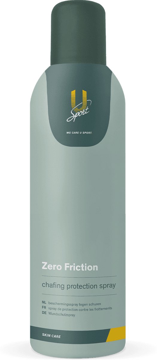U-Sport Zero Friction Spray - 200 ml - Anti-Blaren & Anti-Schuur Spray - Waterresistent - Voor Wetsuits & Hardlopen
