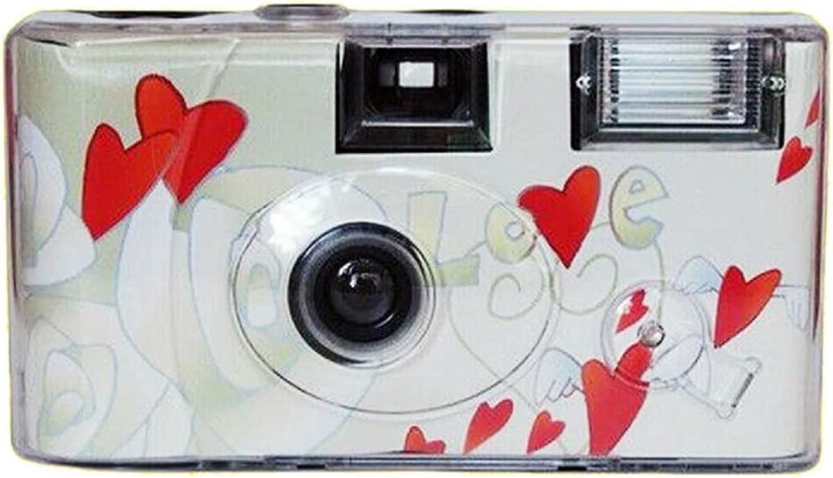 2-Pack Wegwerpcamera Vliegende Harten Incl. Flits voor 27 Foto's