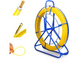 Extralink Trekveer 100m FRP Glasvezel Kabeltrekker 4,5 mm Voor Kabelinstallatie