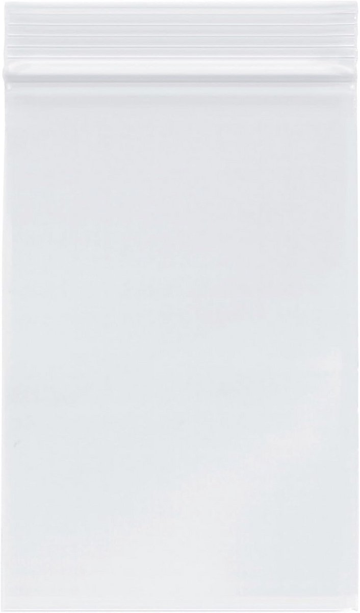 100 Hersluitbare Ziplock Zakken 10x15 cm - Sterk 4 Mil Opbergzakken