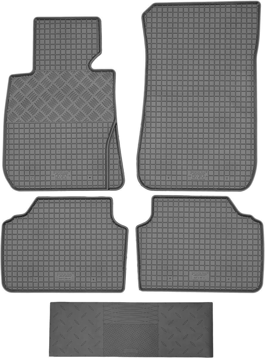 Max-Dywanik Rigum Serie - Rubber Automatten - BMW 3 E90 E91 - 2004-2011 - Zonder Stoppers