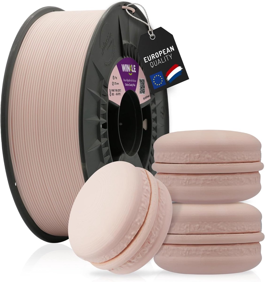 PLA 3D Printer Filament 1.75mm Pastel Blauw-Turkoois 1kg - Niet-Glanzend, Hoge Precisie