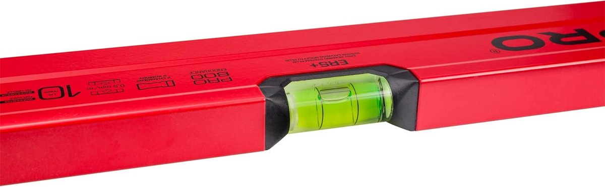 Waterpas 100 cm met Ergonomisch Profiel en Makkelijk Afleesbaar Systeem (ERS+)