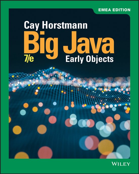 Big Java | 9781119588887 | Cay S. Horstmann | Boeken | bol