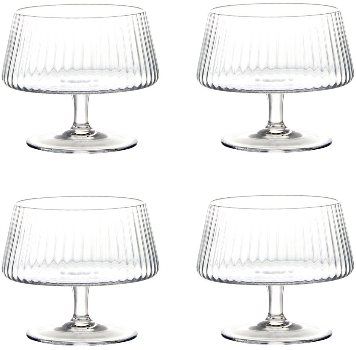 Anton Studio Designs Empire Individuele Trifle Bowls van helder glas - Dessertschalen