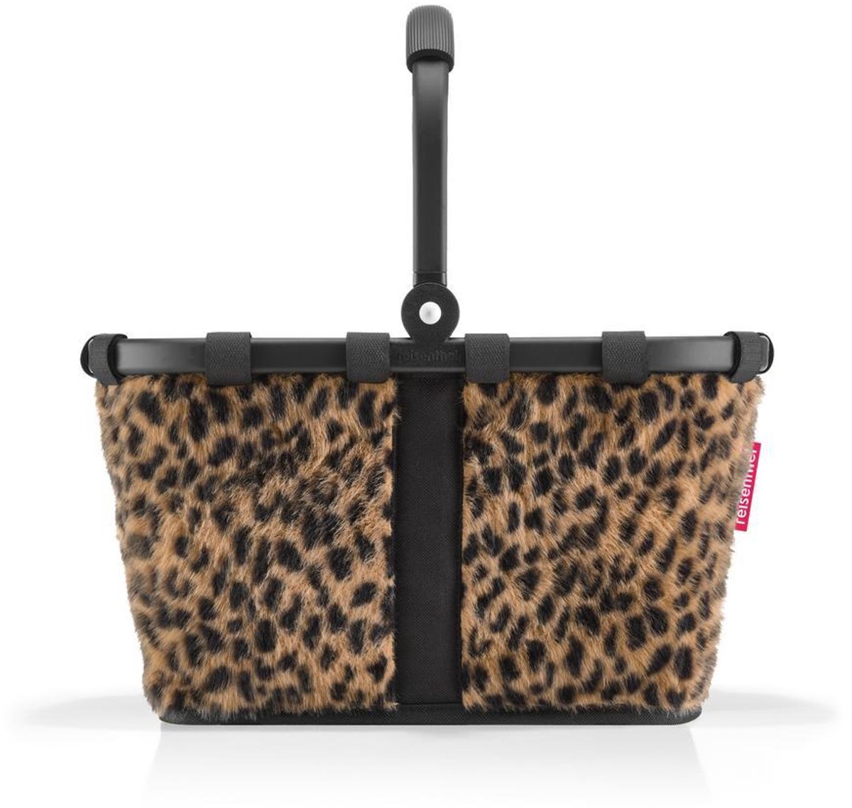 Reisenthel Carrybag Boodschappenmand Maat XS - 5L - Leo Fake Fur Bruin