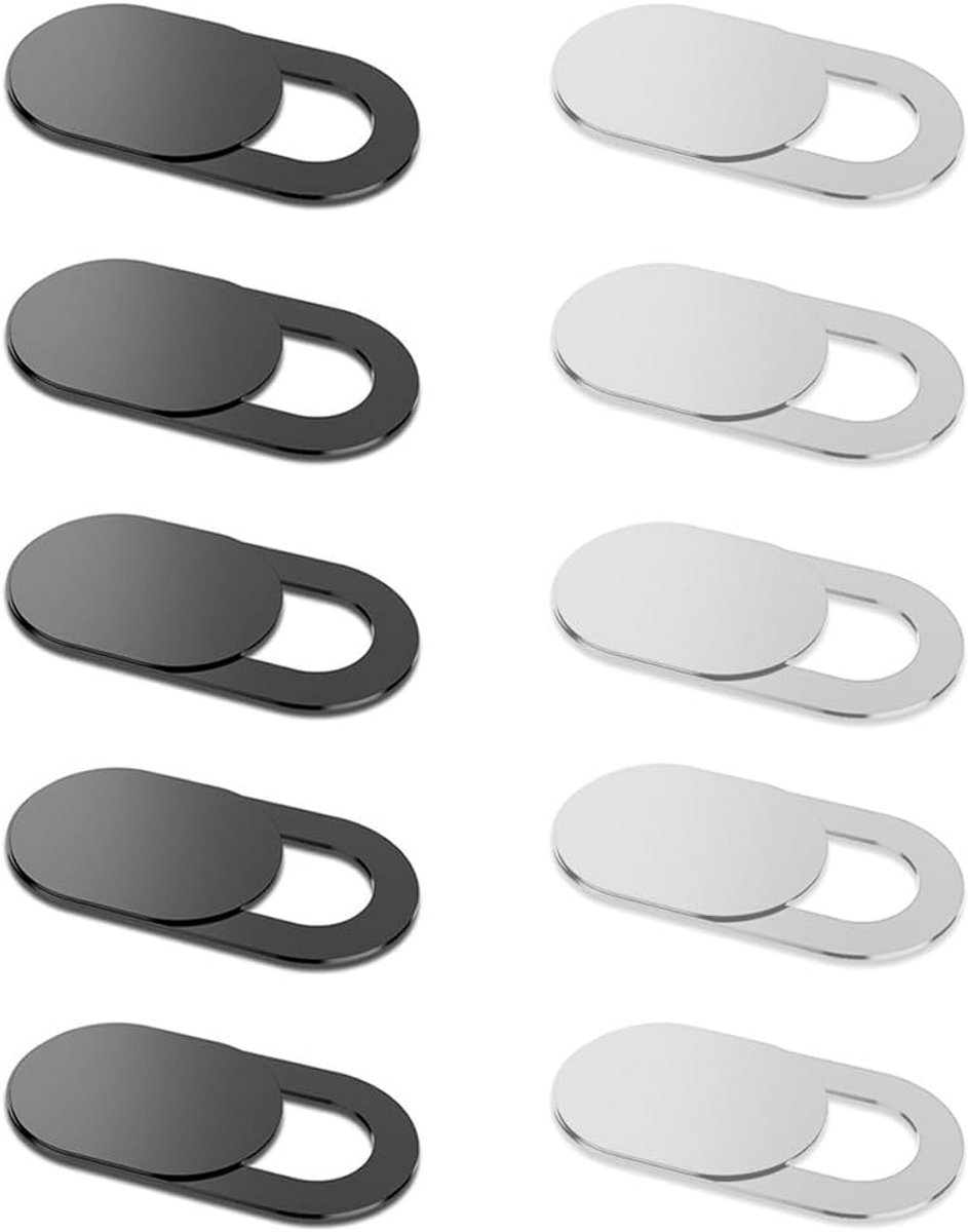 10x Webcamhoesjes - Ultradunne Privacy Slider voor Laptop, Tablet & Smartphone
