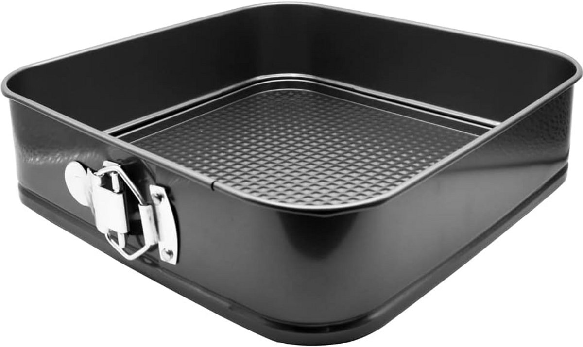 Vierkante Bakvorm met Losse Bodem voor Taart en Pudding 26cm