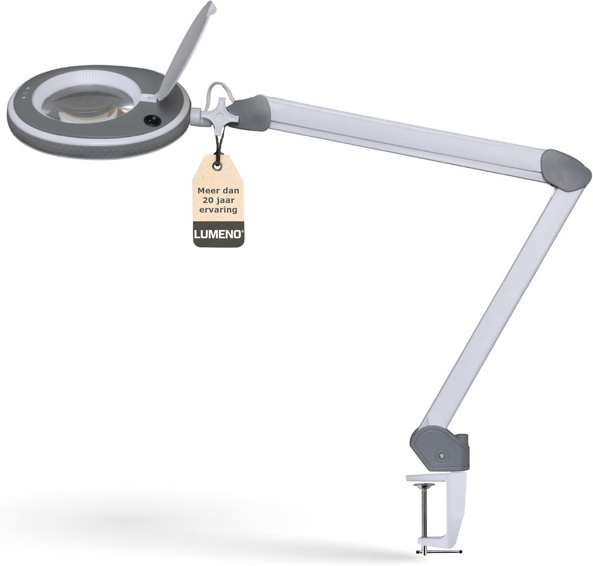 LED Loeplamp met Instelbare Helderheid en Kristalheldere Glaslens