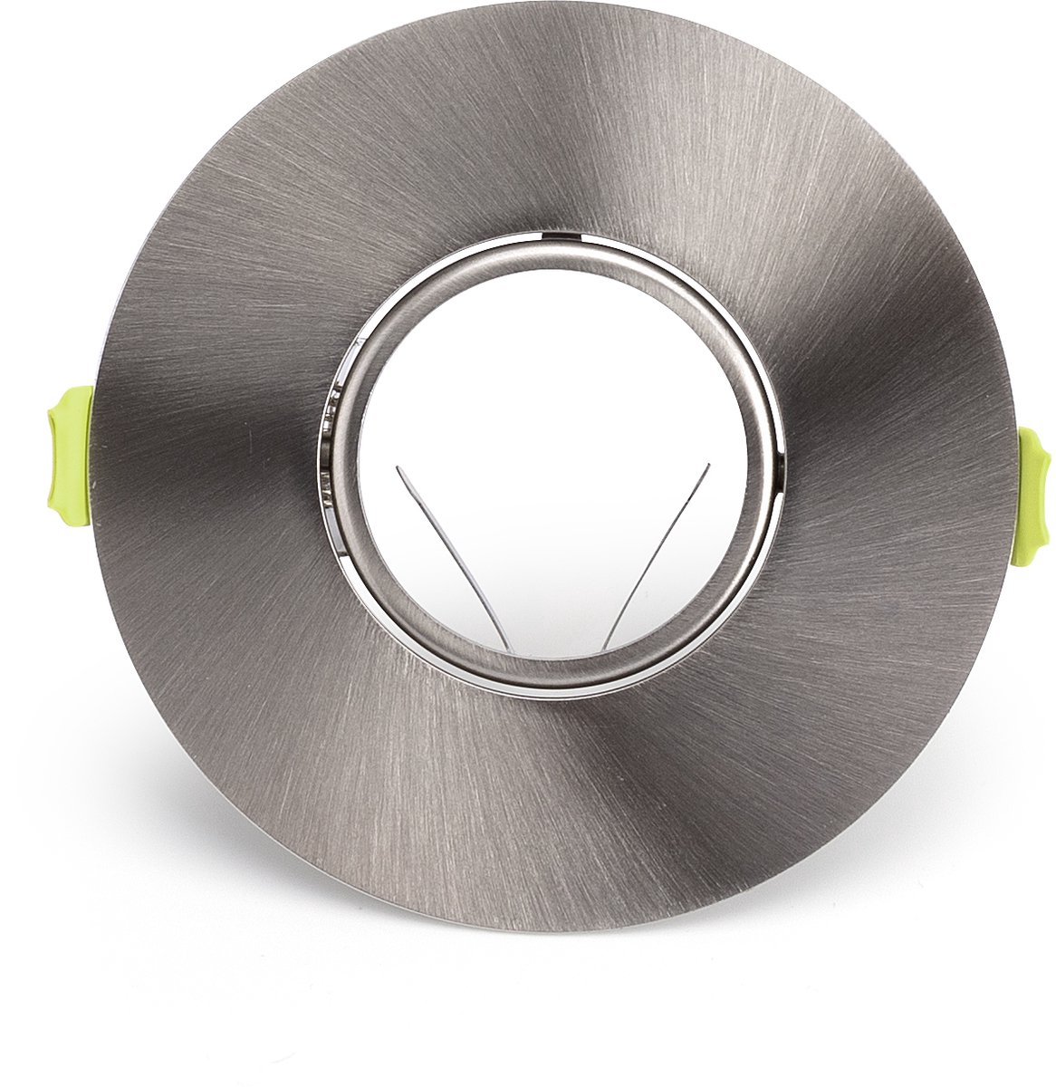 Integral inbouwspot Satijn Nikkel rond kantelbaar | zaagmaat 7-10cm | incl. GU10 fitting excl. lichtbron | GU10