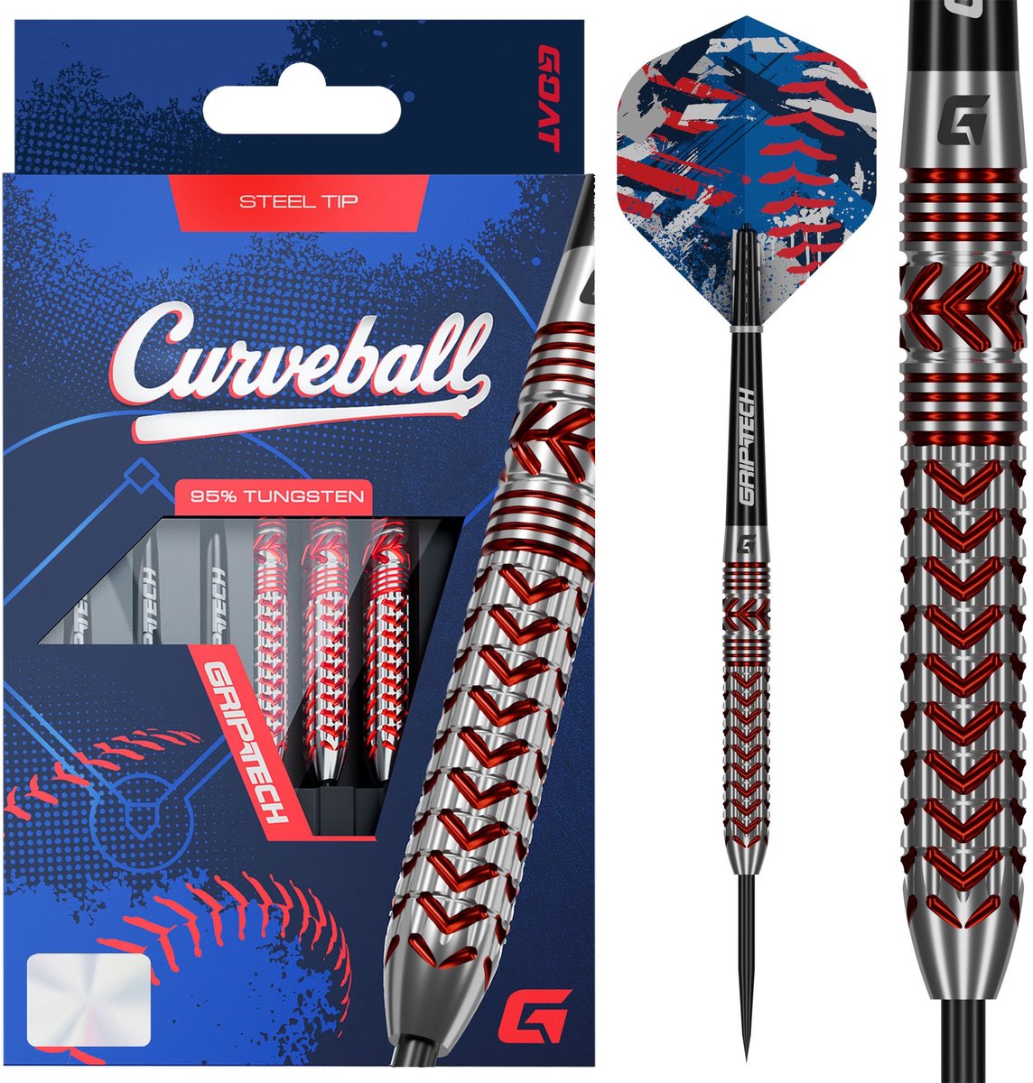 GOAT Curveball 95% - Dartpijlen