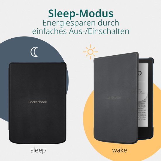 PocketBook Verse - E-reader - Mist Grey - Zwart met Elastiek Hoesje - Voordeelbundel van Merkloos — afbeelding 5
