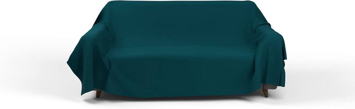 Multifunctioneel Bed Sprei Katoen Effen Kleur Zacht en Stevig