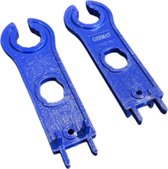 MC4 tool set ( 2 st ) MC4 sleutel voor aandraai en disconnecten van MC4 connectors MC4 connector / MC4 krimptang / MC4 stekker