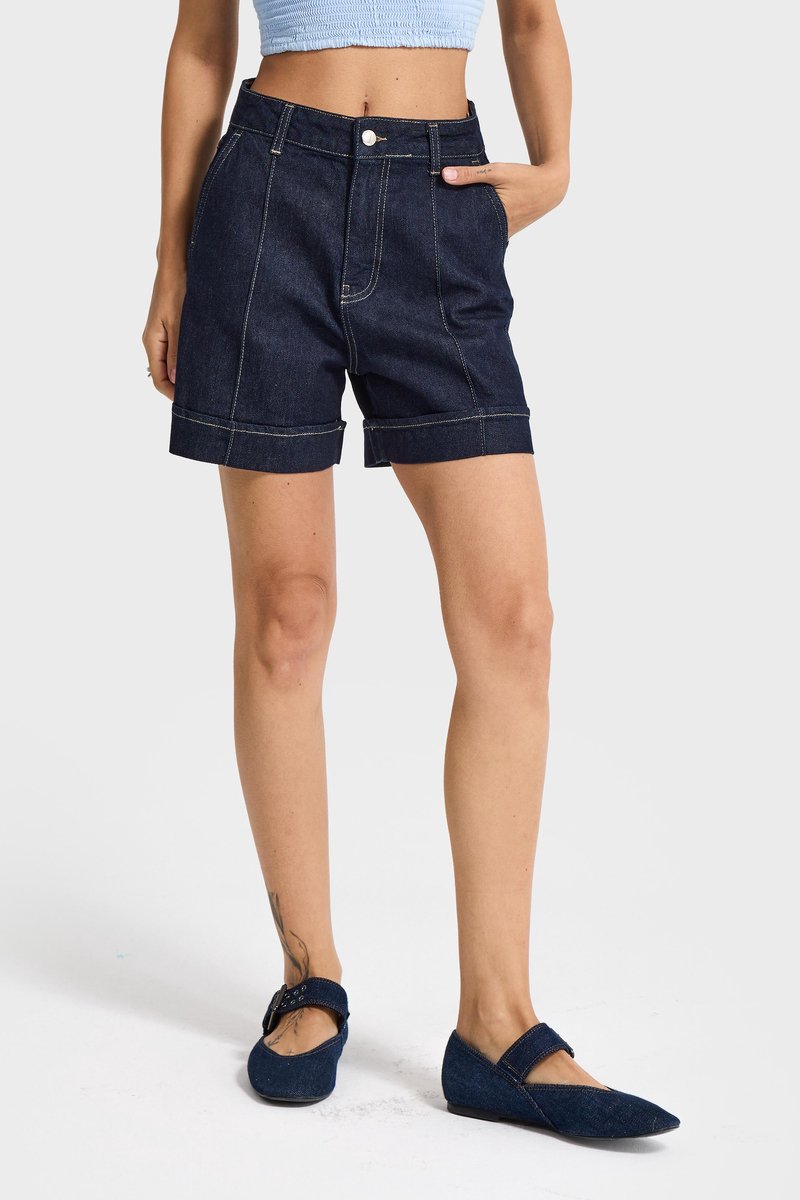 It's Basic - MINI DENIM SHORT - INDIGO