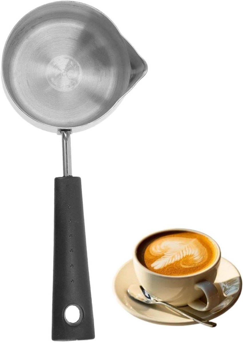 Koffiepot voor Turkse koffie en melk, RVS karaf voor espresso - 600ML - warmhouder.