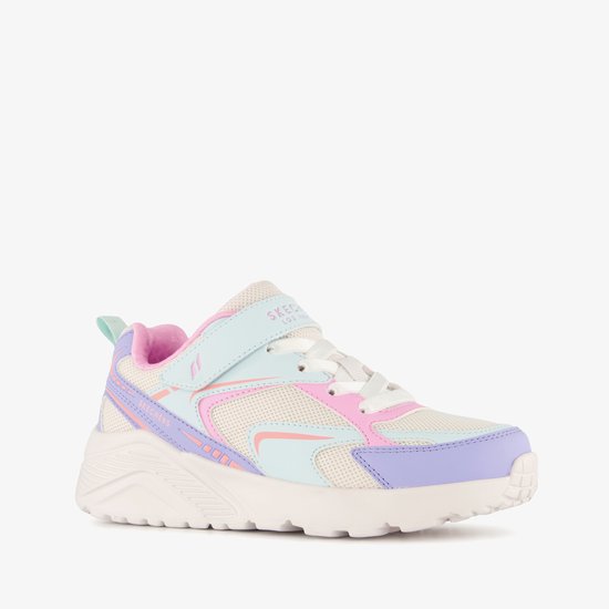 Skechers Uno Lite 2.0 Chic Shimmer meisjes sneakers pastel - Paars - Extra comfort - Memory Foam - Maat 32