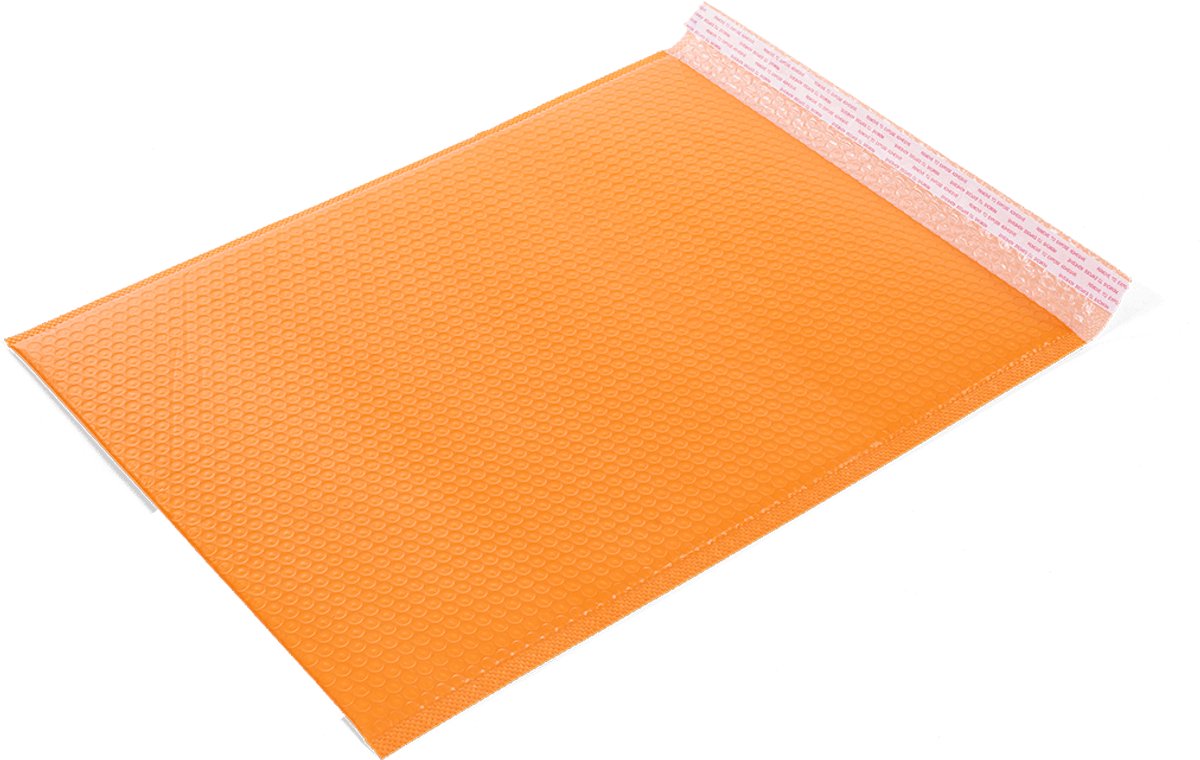 10 Bubbel Enveloppen A3 - Zacht Oranje - 47x38cm