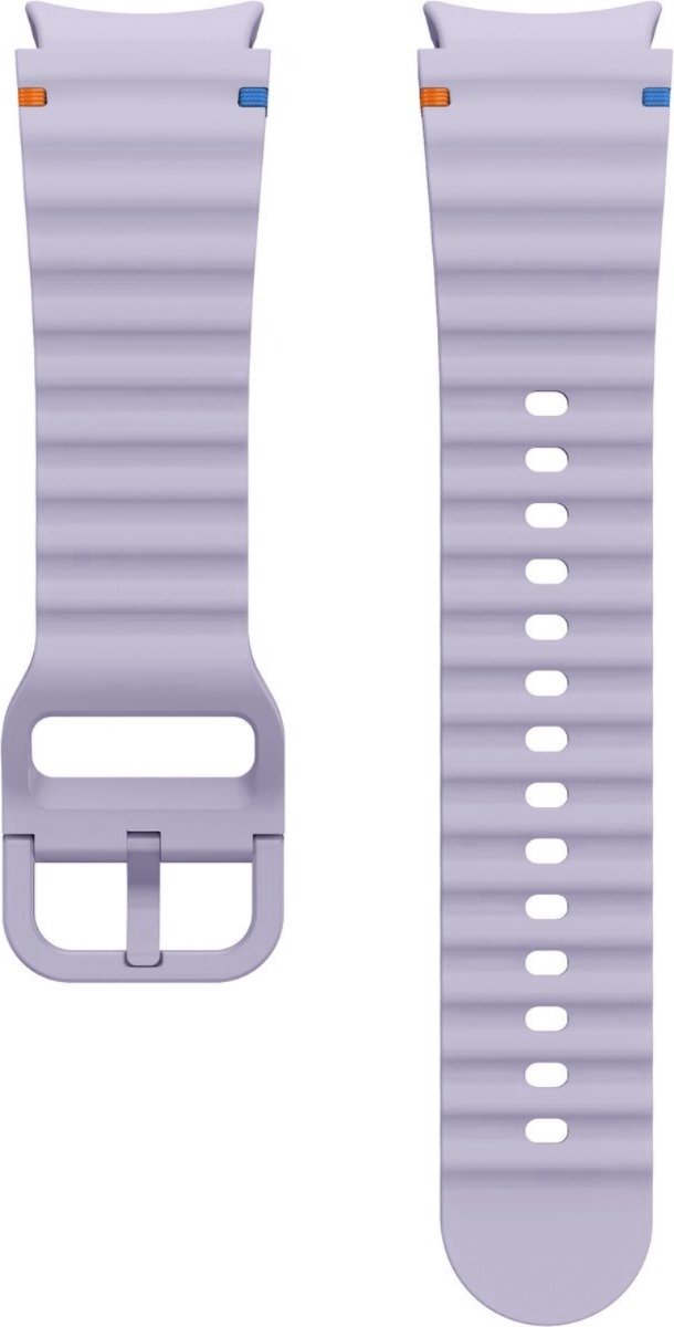 Scoby - Smartwatch bandje - Siliconen band - Horlogeband - Watch Strap - Geschikt voor Samsung Galaxy Watch 7 - 40 & 44mm - Licht Paars