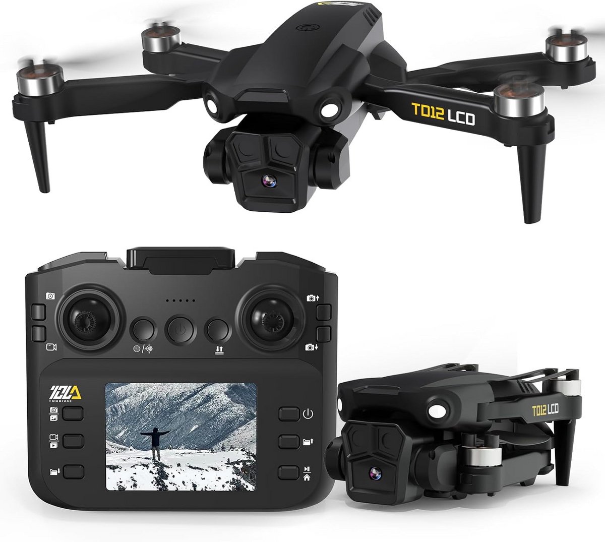Drone met Camera voor Volwassenen - Borstelloze Motor en Optische Flow