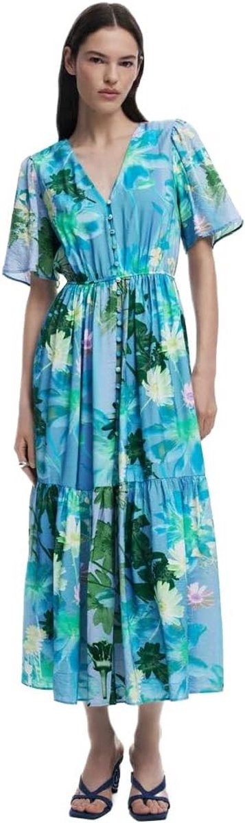 Casual Dames Jurk Vest Lange Mouwen Comfortabele Zomerjurk