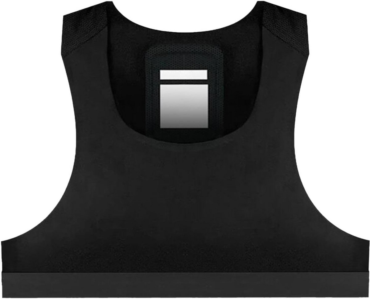 Ademend Sportonderhemd voor GPS Tracker, Mouwloze Hardloopvest voor Voetbaltraining