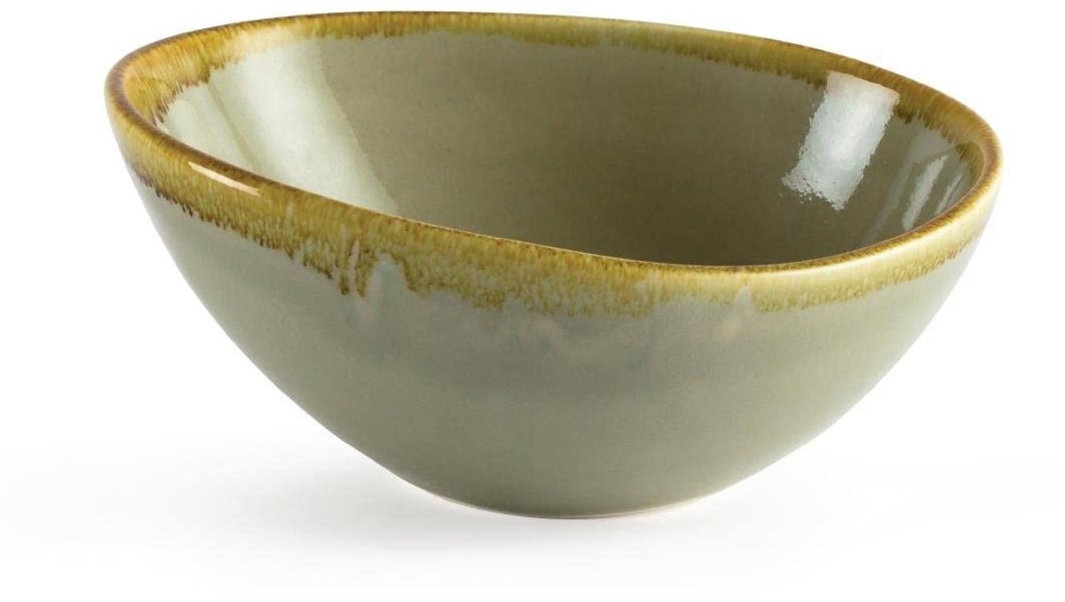Set van 6 Ovenvaste Kommen 16.5 cm Mos Groen Serveergerecht
