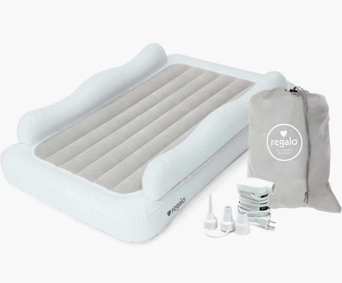 Draagbaar Opblaasbaar Reisbed voor Peuters - Comfortabel en Veilige Slaapplek