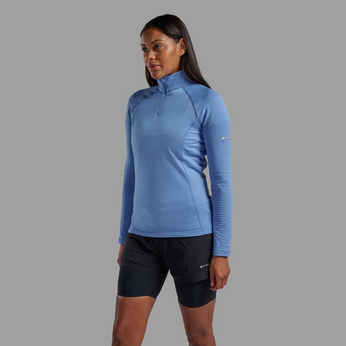 Montane | Protium Lite Pull On Sleeve | Longsleeve Midlayer | Dames | Cornflower | M - — cadeau in Cadeau-ideeën - foto 6