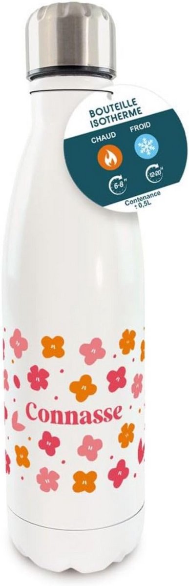 Thermosfles RVS 500ml Dubbelwandig – Houdt Drankjes Warm of Koud