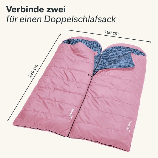Luxe Dekenslaapzak Flanel Katoen - Koppelbaar - 3 Seizoenen - Geschikt tot -20°C - XL Formaat van Merkloos — afbeelding 3
