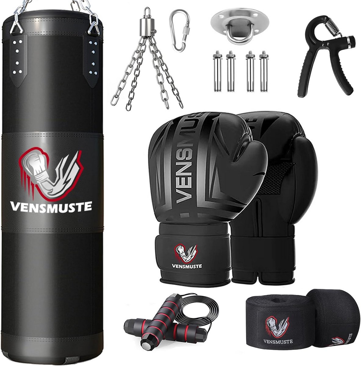 Zware Bokszak Set voor Volwassenen 4FT - Inclusief Bokshandschoenen en Accessoires