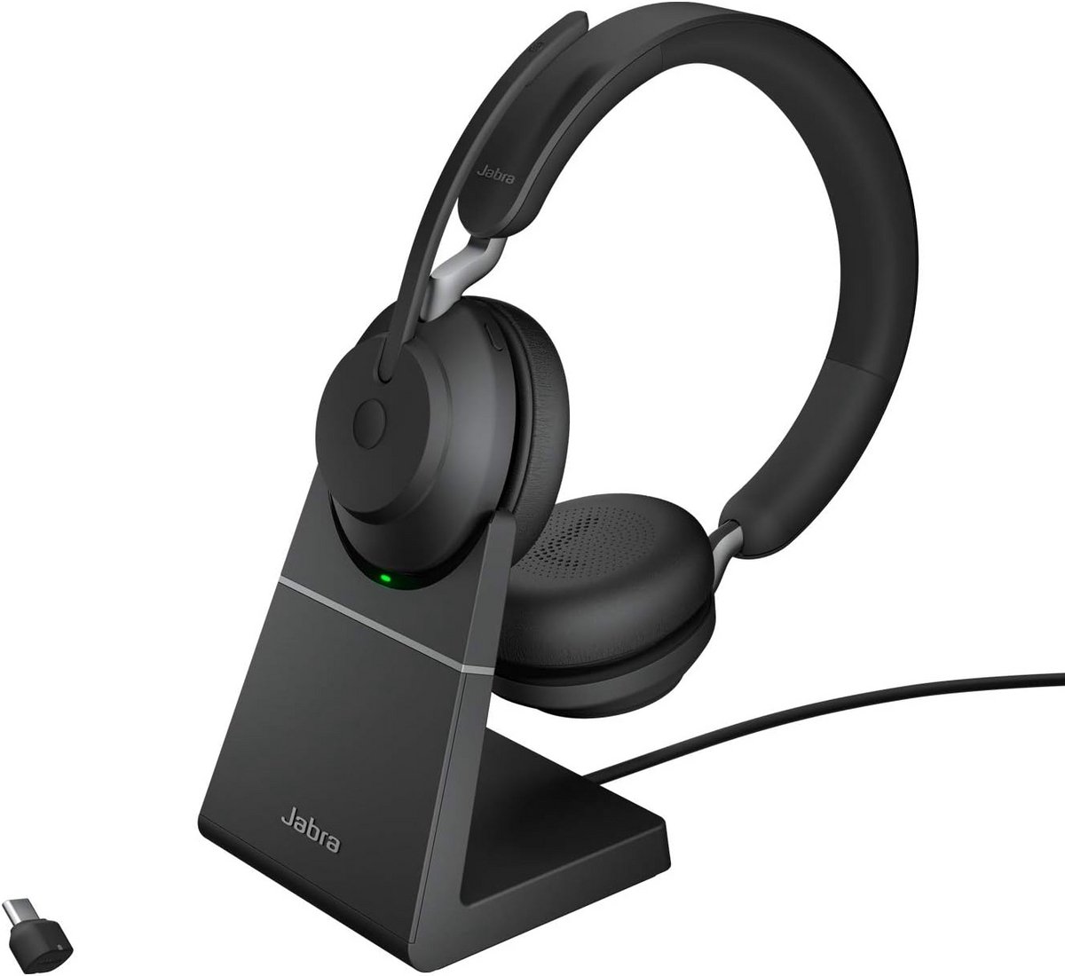 Draadloze Stereo Headset met Noise Cancelling en Oplaadstation - UC Gecertificeerd