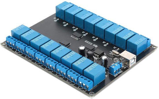 Produktbild von USB-Relais-Modul 2-Wege – 5V, 10A, Mit CH340, Überstromschutz & LED-Status, Per Serieller Befehl Steuerbar