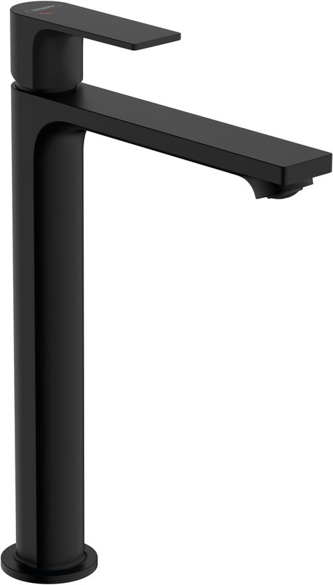 hansgrohe Rebris E - Wastafelmengkraan - Ééngreeps bediening - CoolStart energiebesparend - EcoSmart+ waterbesparend - Met trekwaste - 240mm maat - Mat Zwart