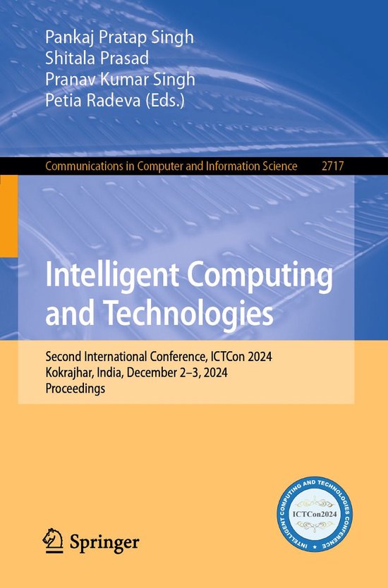 Springer Nature Proceedings Computer Science - Intelligent C ... - cover