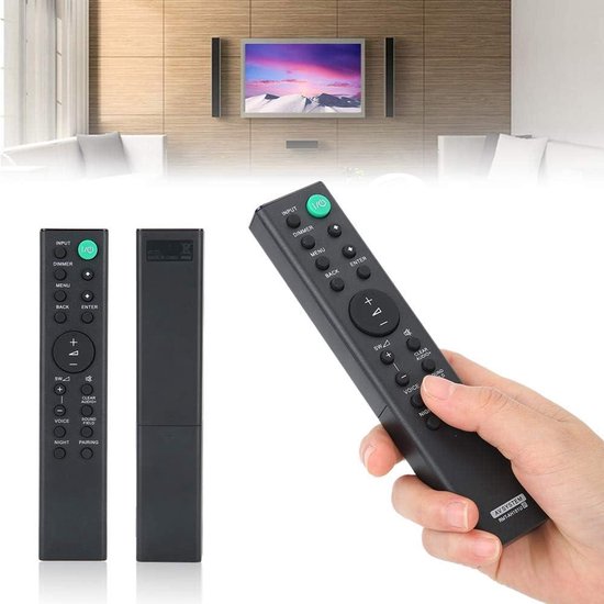 SPHProducts - TV-afstandsbediening - Vervanging voor Soundbar - Mooi design - Geschikt voor HT-CT380 en HT-CT780 - Gebruiksvriendelijk - Comfortabel in... van Merkloos — afbeelding 3