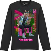 Barbie & Ken parody I'm Just Cat The Coloured House Longsleeve T-shirt M