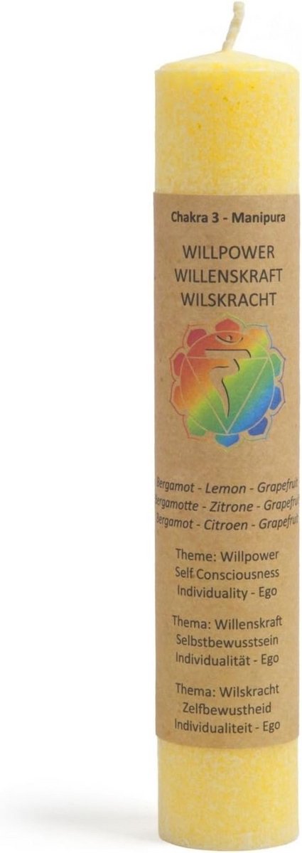 Manipura Chakra Geurkaars 3e Chakra - Calmerende Sfeer met Etherische Oliën