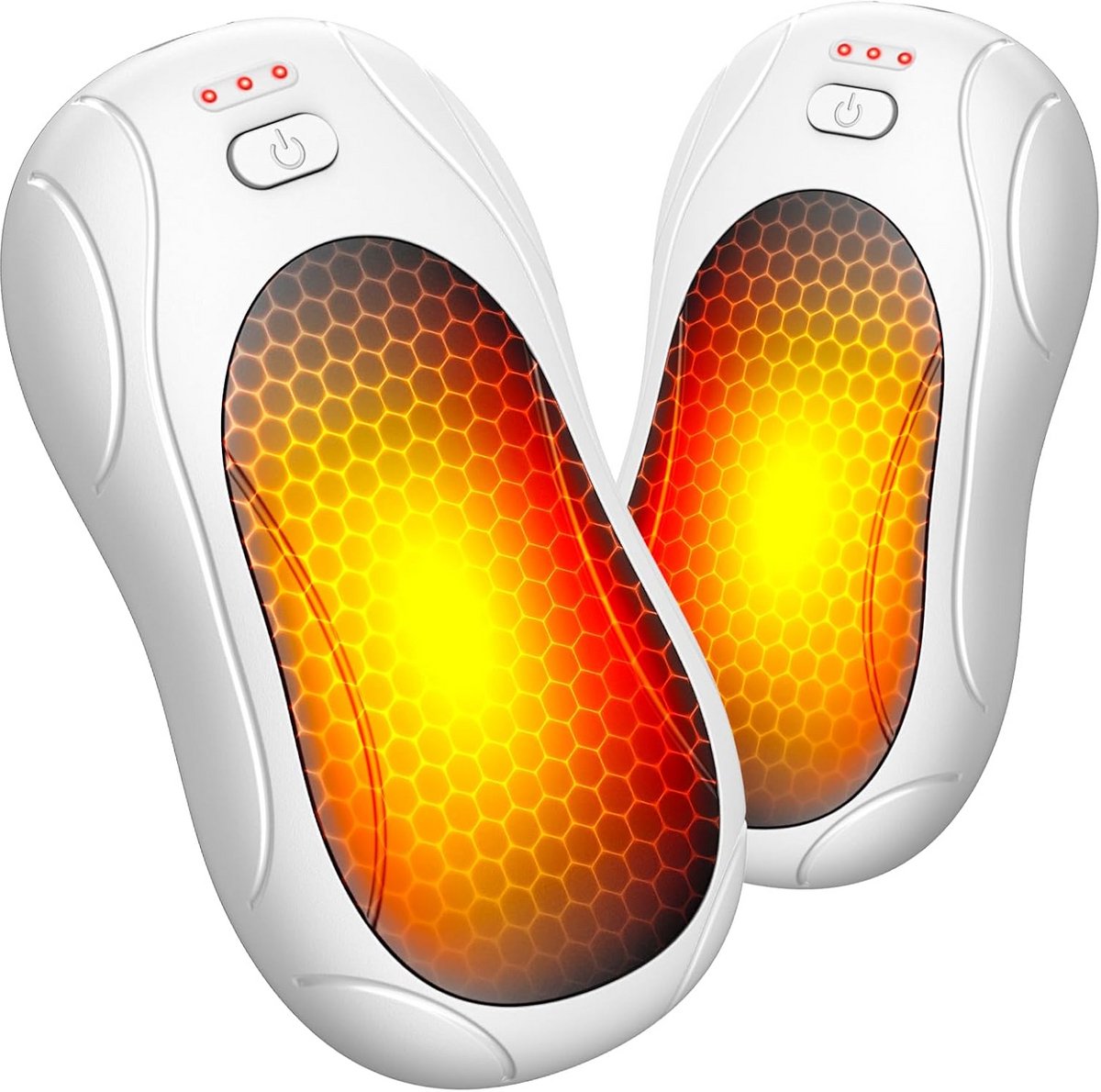Oplaadbare Handwarmer 6000 mAh met 3 Warmtestanden - Elektrisch & Draagbaar voor Winteractiviteiten