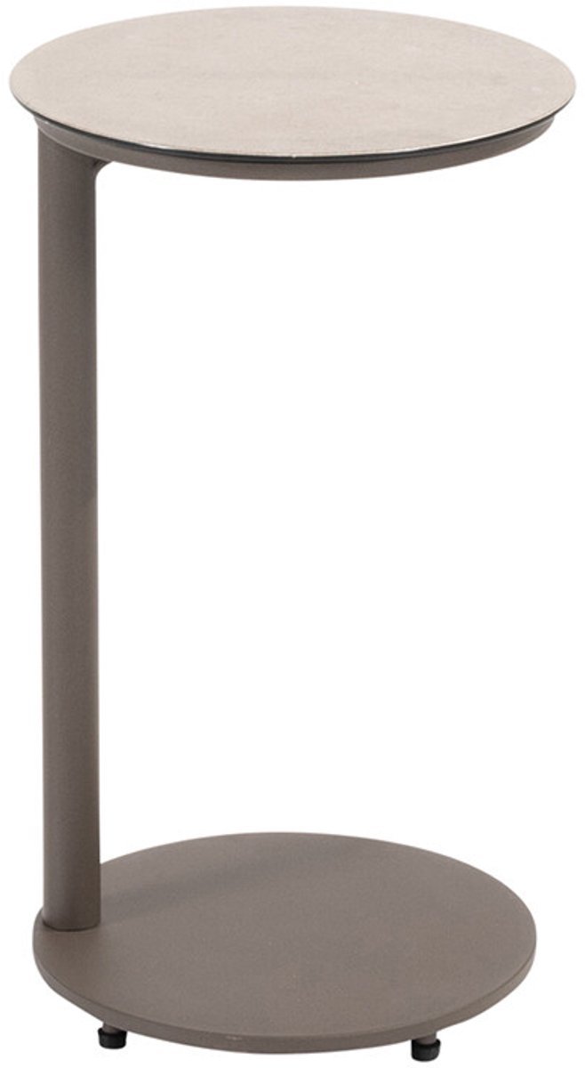 4 Seasons Outdoor Vic table d'appoint Ø30xH50 cm terre - impression céramique