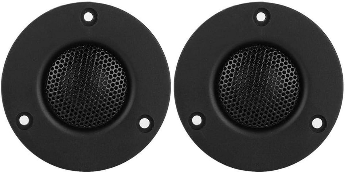 Set van 2 Hoogwaardige Zijden Film Tweeter Luidsprekers voor Audio Systemen