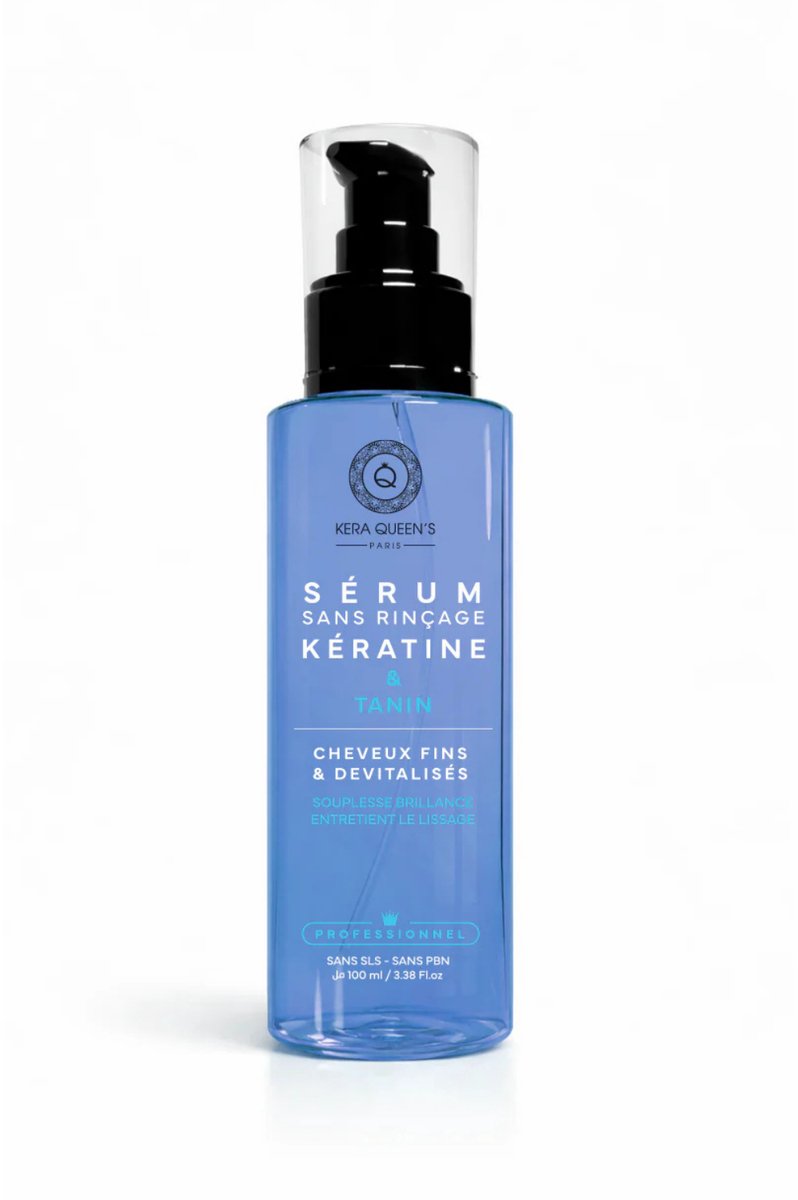Kera Queens Paris | Professional Hair Serum Keratin and Tannin - Fijn, Futloos, Steil haar - 100ml - Vegan