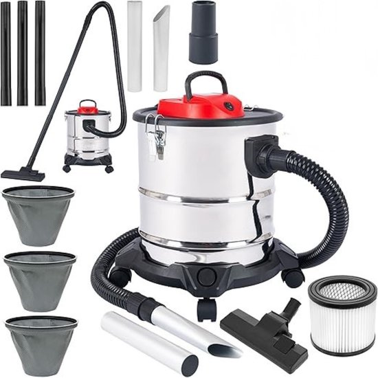 Aszuiger - Industriële Stofzuiger - 3-in-1 Functionaliteit - Aszuiger Pelletkachel - HEPA-filtersysteem - Blaasfunctie