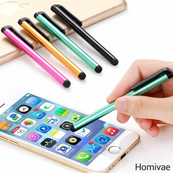 Homivae - Touchscreen Pennen - 5 stuks Stylus Pen - Tablet Pen - Smartphone Pen - Laptop Pen - Diverse kleuren van Merkloos — afbeelding 5