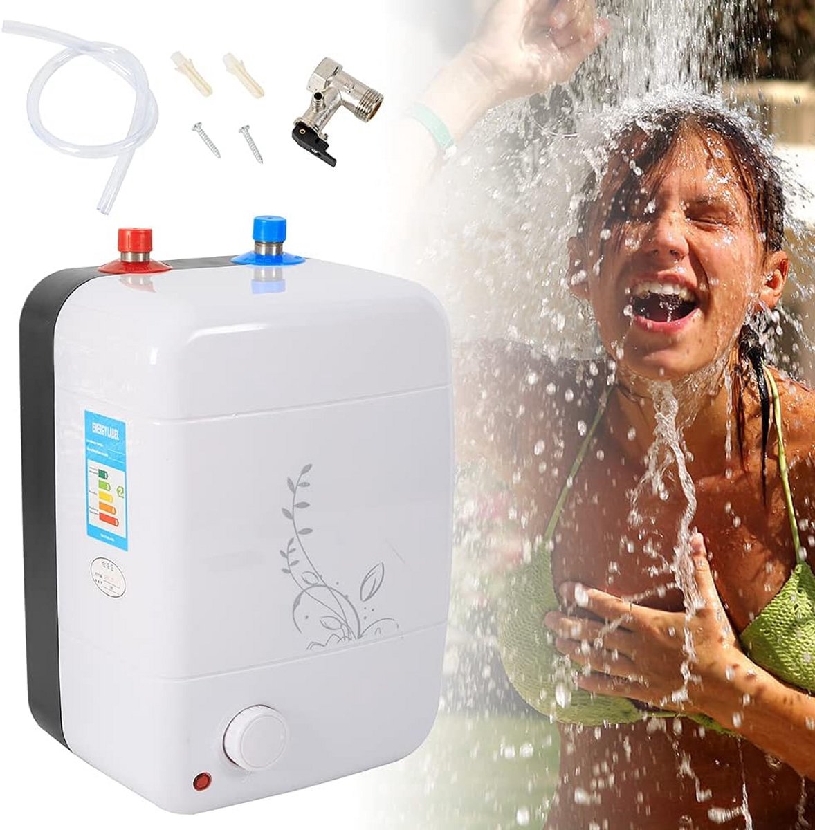 Compacte Elektrische Boiler Onderbouw 10 Liter Instelbaar Warm Water