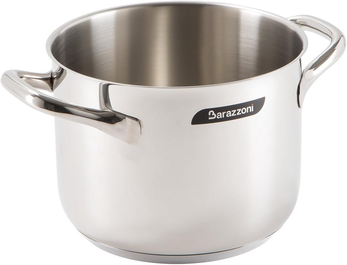 RVS Kookpan 20 cm - Professionele Pan met Inductiebodem