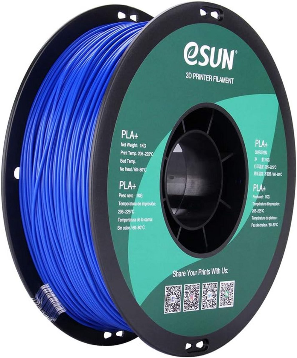 PLA+ 3D Printer Filament 1.75mm 1kg Blauw Hoge Precisie
